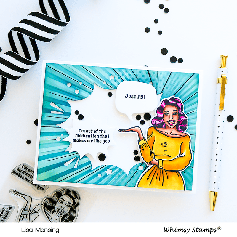 Meme FYI Clear Stamps - Whimsy Stamps