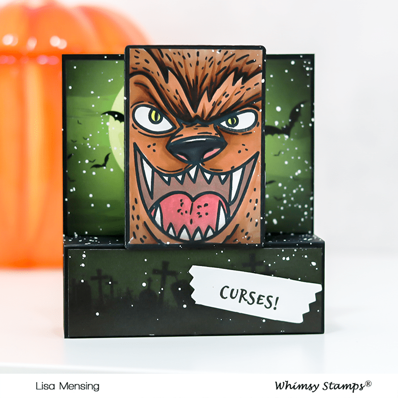 Monster Close Ups Clear Stamps - Whimsy Stamps