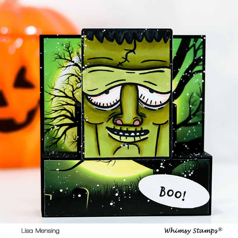 Monster Close Ups Clear Stamps - Whimsy Stamps