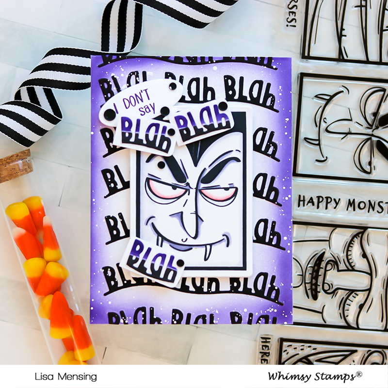 Monster Close Ups Clear Stamps - Whimsy Stamps