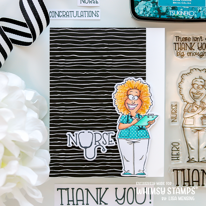 **NEW Nurses Day Clear Stamps - Whimsy Stamps