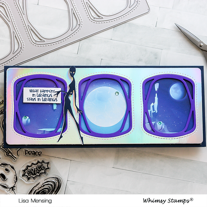 **NEW Slimline Observation Deck Die - Whimsy Stamps