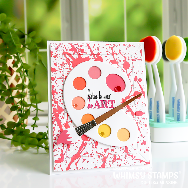 **NEW Paint and Palette Die Set - Whimsy Stamps