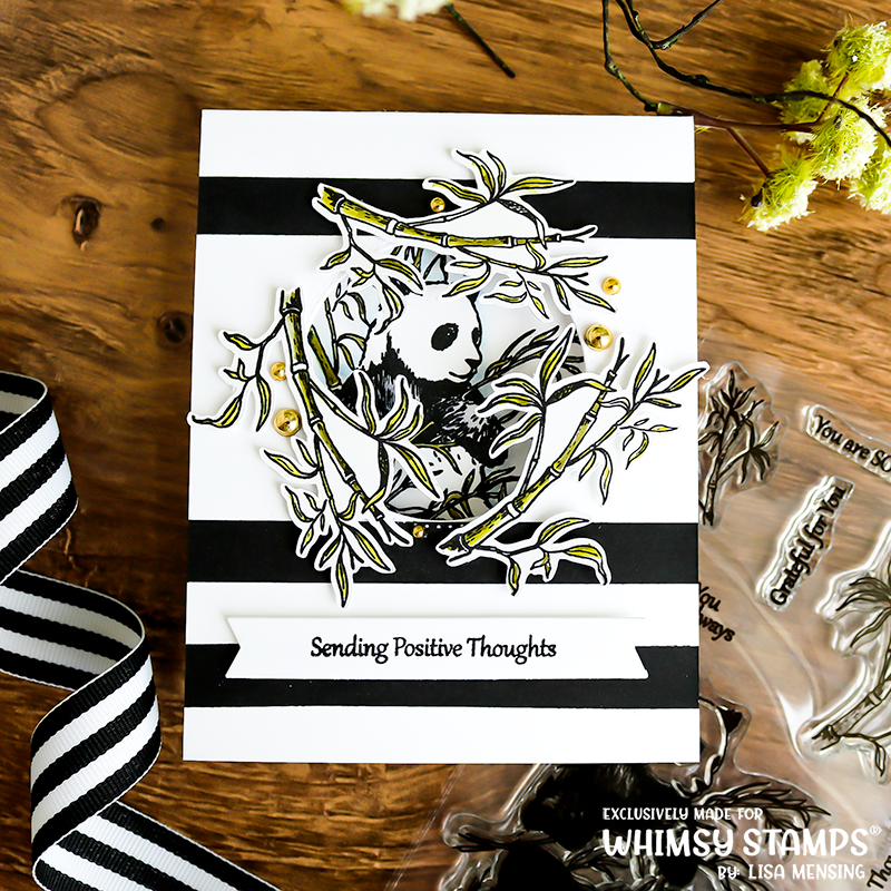 **NEW Panda Clear Stamps - Whimsy Stamps