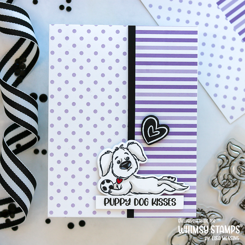 **NEW Puppy Dog Kisses Outlines Die Set - Whimsy Stamps