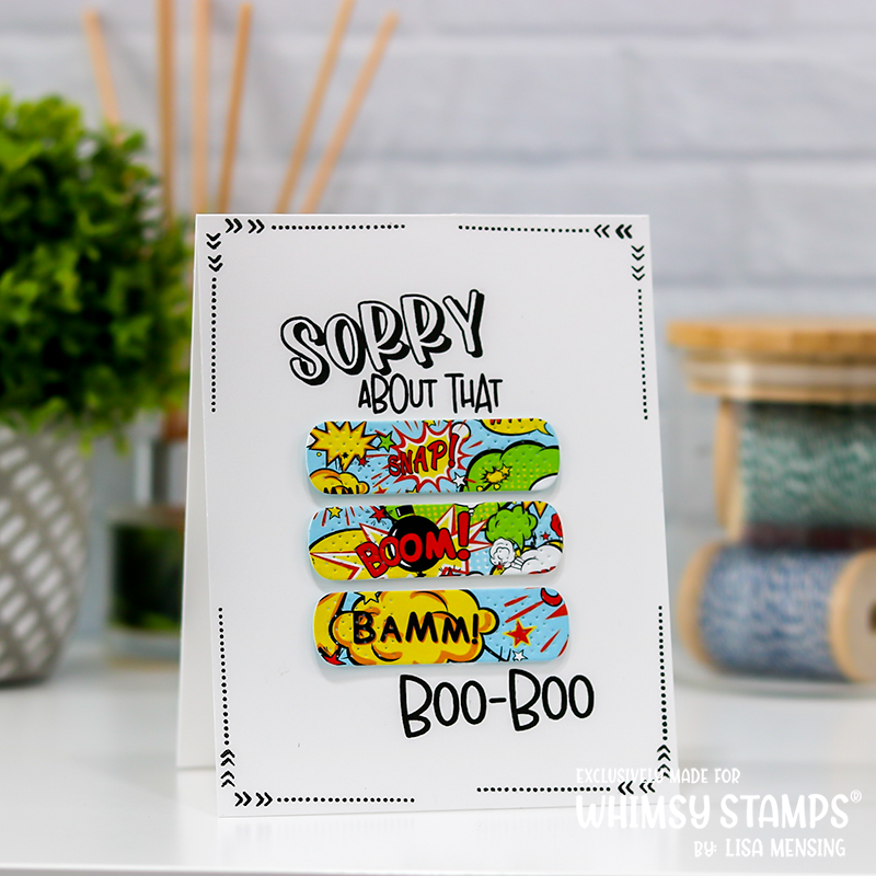 **NEW Slimline Big BooBoo Die Set - Whimsy Stamps