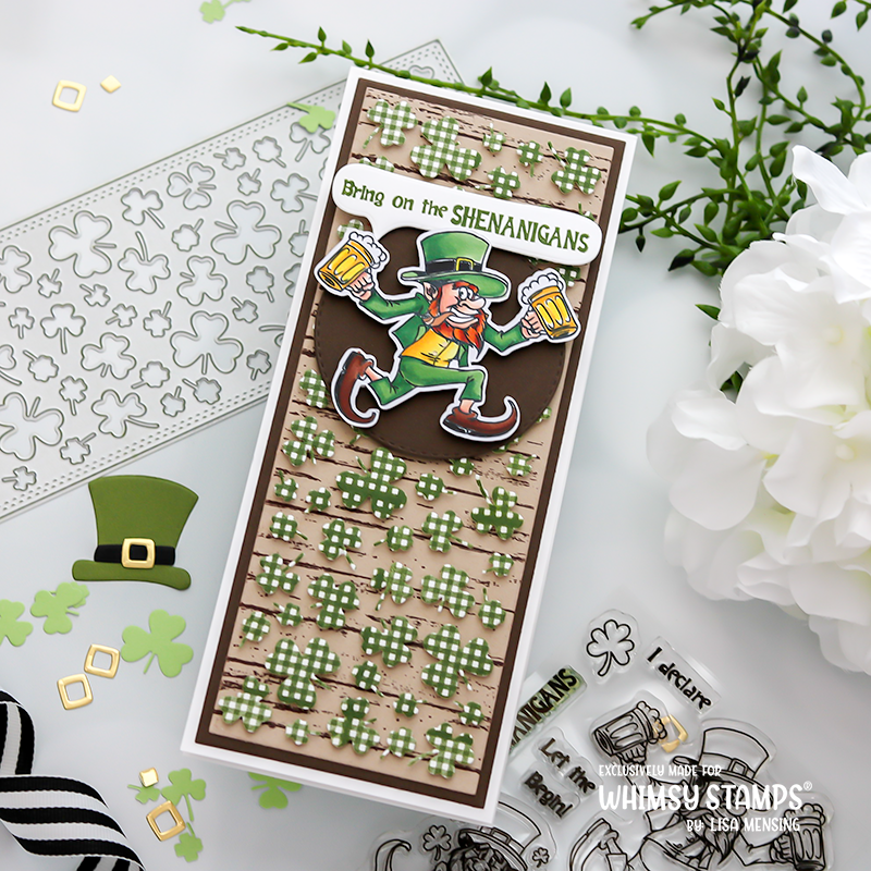 **NEW St. Paddy Shenanigans Clear Stamps - Whimsy Stamps