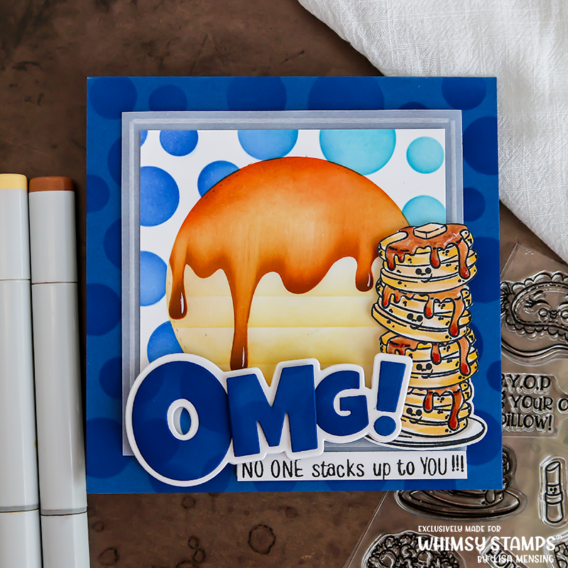 **NEW OMG! Word and Shadow Die Set - Whimsy Stamps