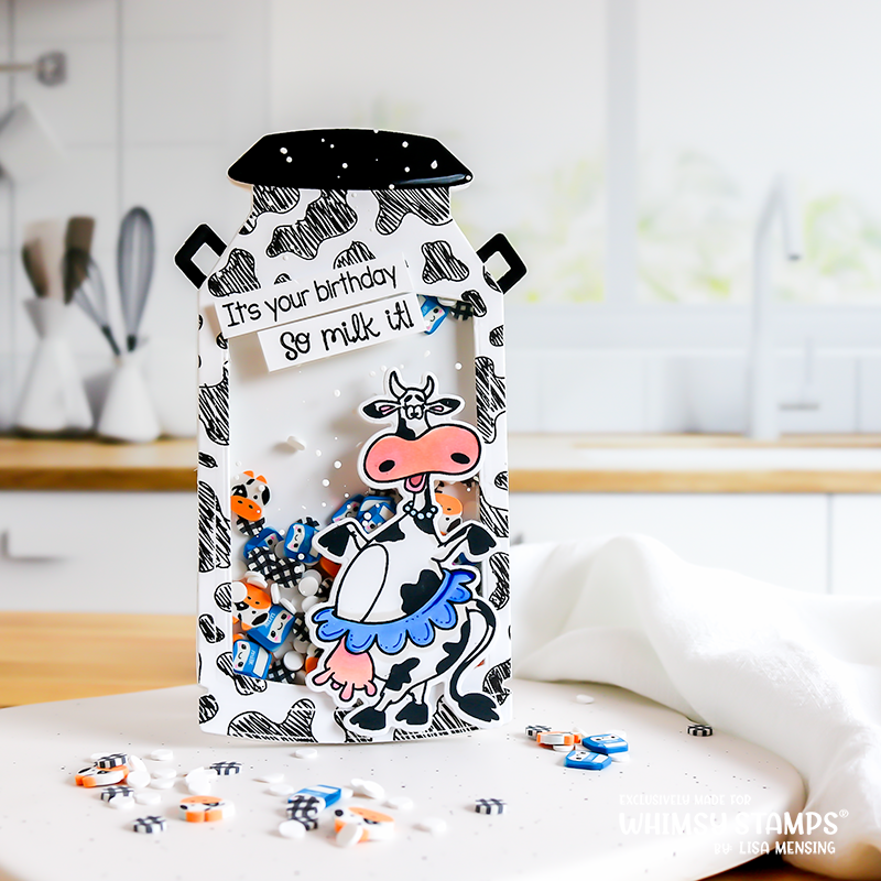 **NEW Milk Can Die Set - Whimsy Stamps