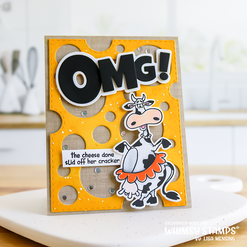 OMG! Word and Shadow Die Set - Whimsy Stamps