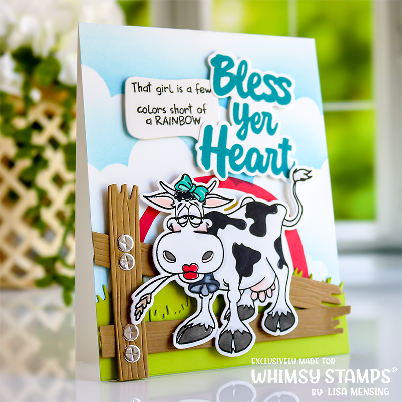 **NEW Slimline Fence Die Set - Whimsy Stamps