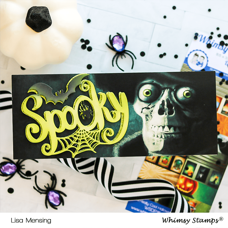 Spooky Large Word Die - Whimsy Stamps