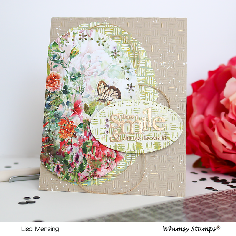 **NEW 6x6 Paper Pack - Floral Impressions - Whimsy Stamps