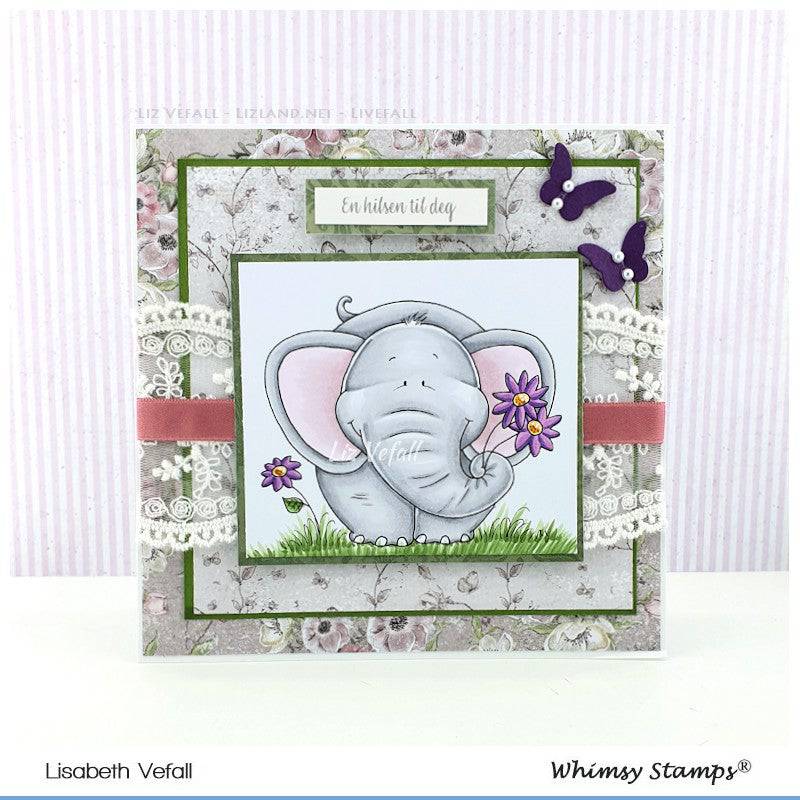 Well Rounded Elephant - Digital Stamp - Whimsy Stamps