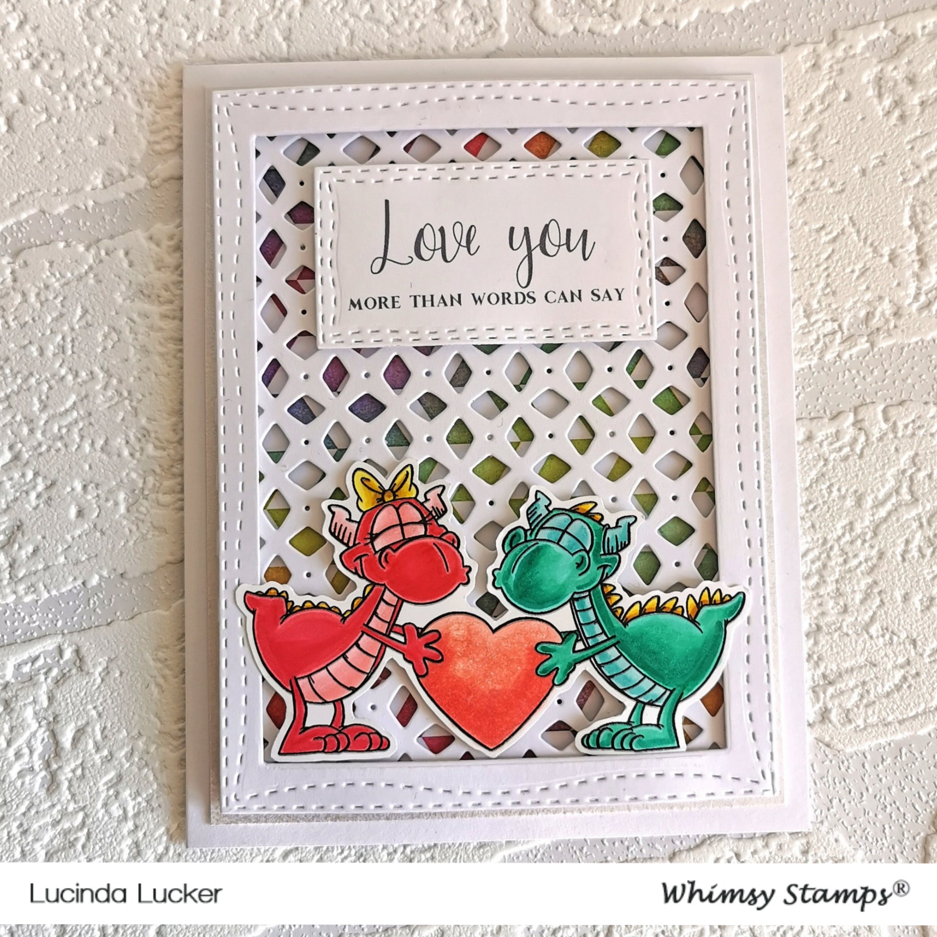 Heart Kisses - Digital Stamp - Whimsy Stamps