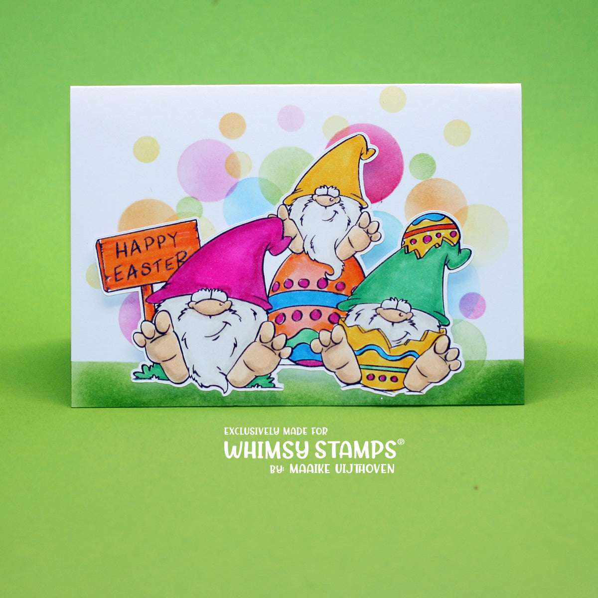 Easter Gnomes Set - Digital Stamp - Whimsy Stamps