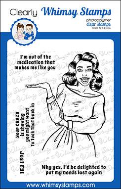 Meme FYI Clear Stamps - Whimsy Stamps