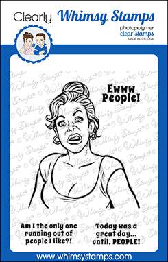 Meme People Clear Stamps - Whimsy Stamps