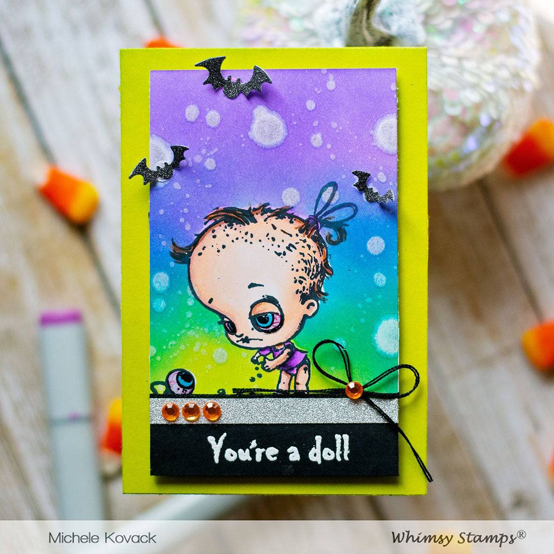 Dead Dolly Clear Stamps - Whimsy Stamps