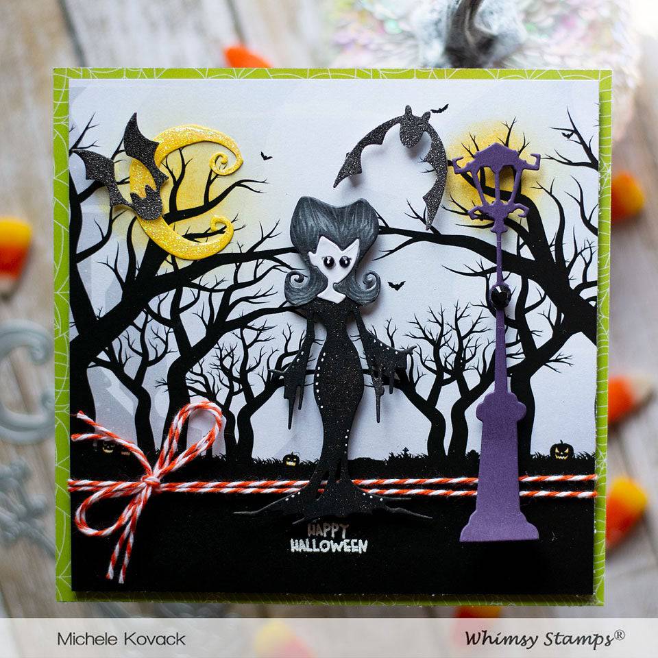 Elvira Moonlighting Die Set - Whimsy Stamps