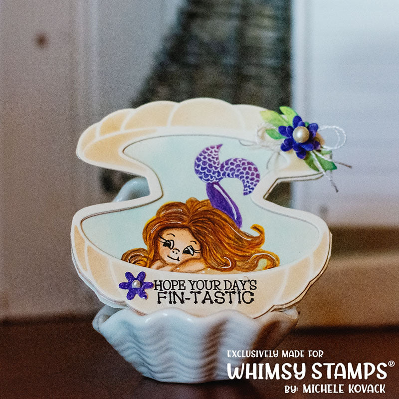 **NEW Mermaid Moments Clear Stamps - Whimsy Stamps