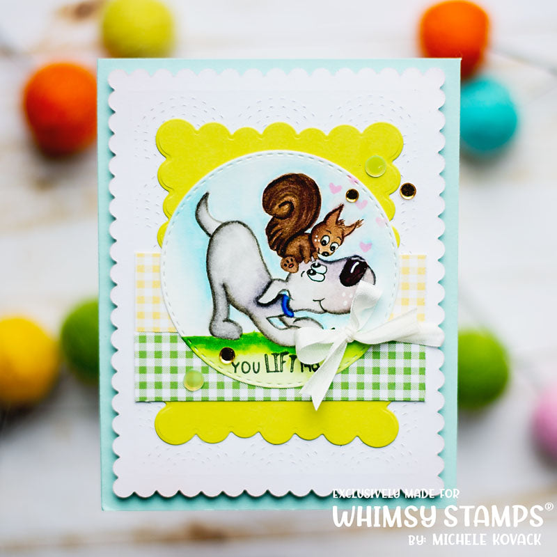 **NEW Doggie Valentine Friends Clear Stamps - Whimsy Stamps