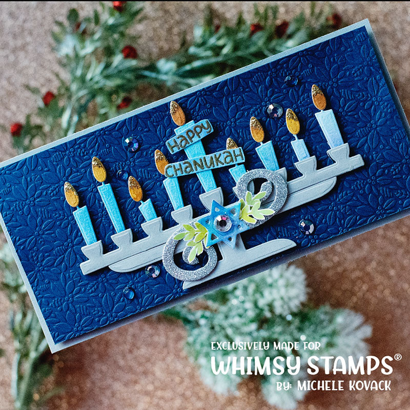 **NEW Menorah Die Set - Whimsy Stamps