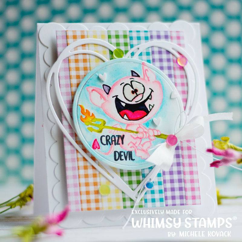 **NEW Little Devils Clear Stamps - Whimsy Stamps