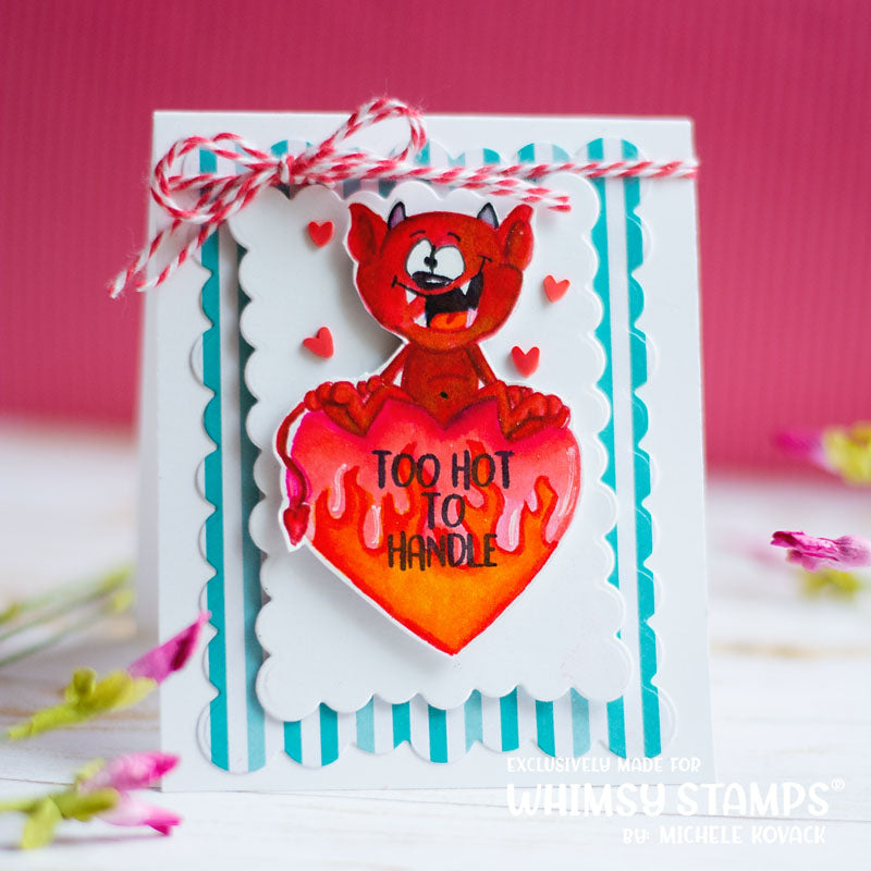 **NEW Little Devils Clear Stamps - Whimsy Stamps