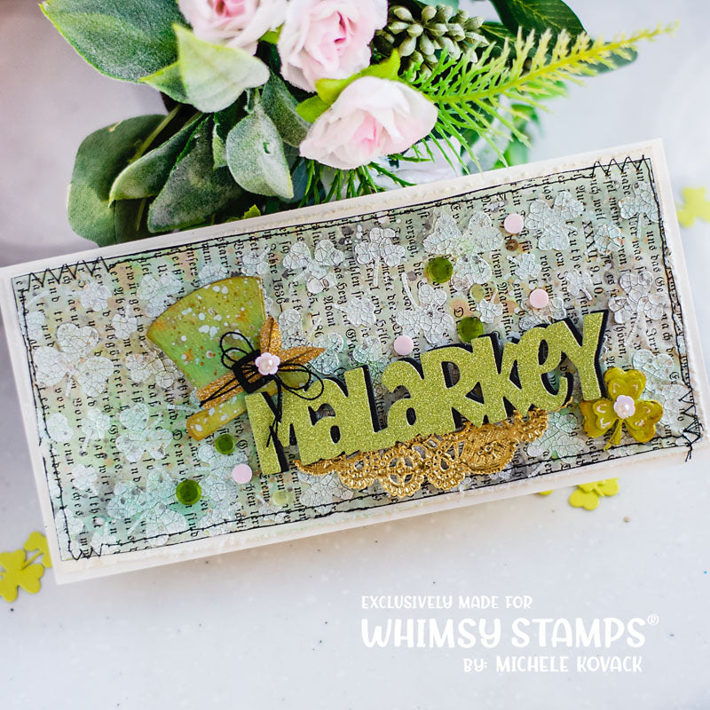 **NEW Malarkey Word Die Set - Whimsy Stamps