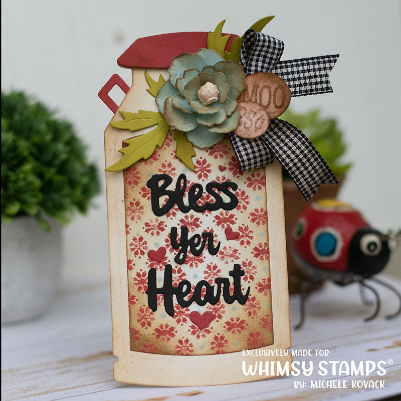 **NEW Milk Can Die Set - Whimsy Stamps