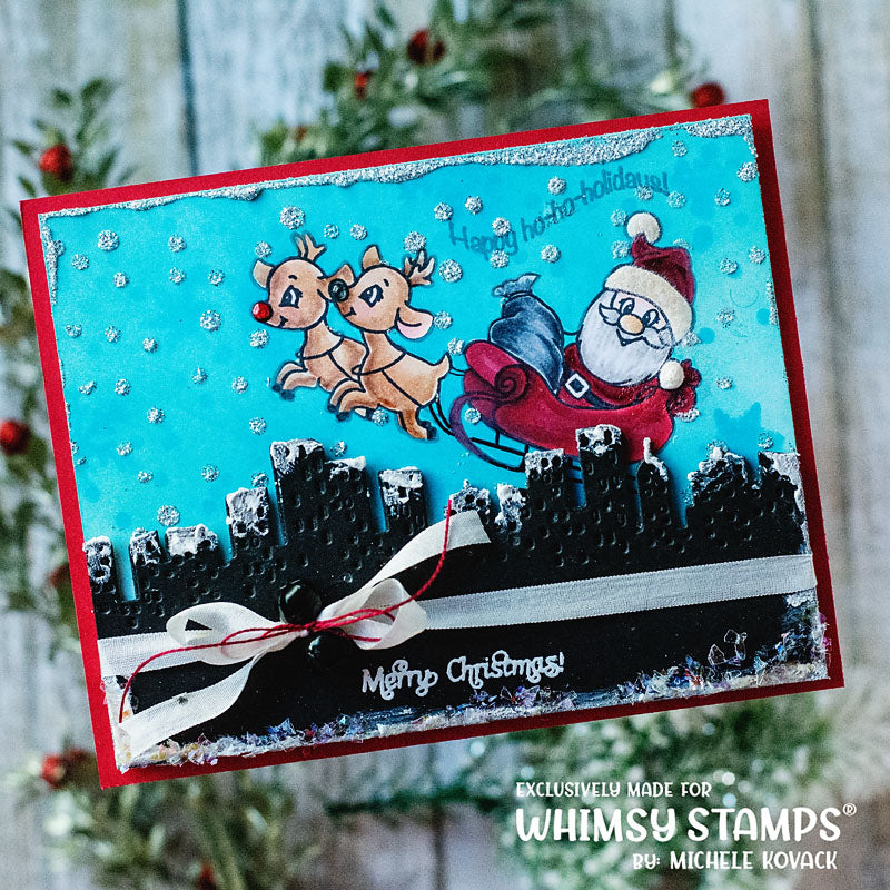 **NEW Santa's Magic Clear Stamps - Whimsy Stamps