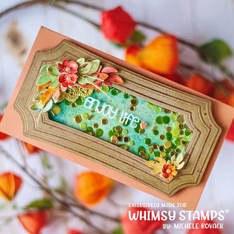 **NEW Mini Slim Notched Hot Foil Plates - Whimsy Stamps