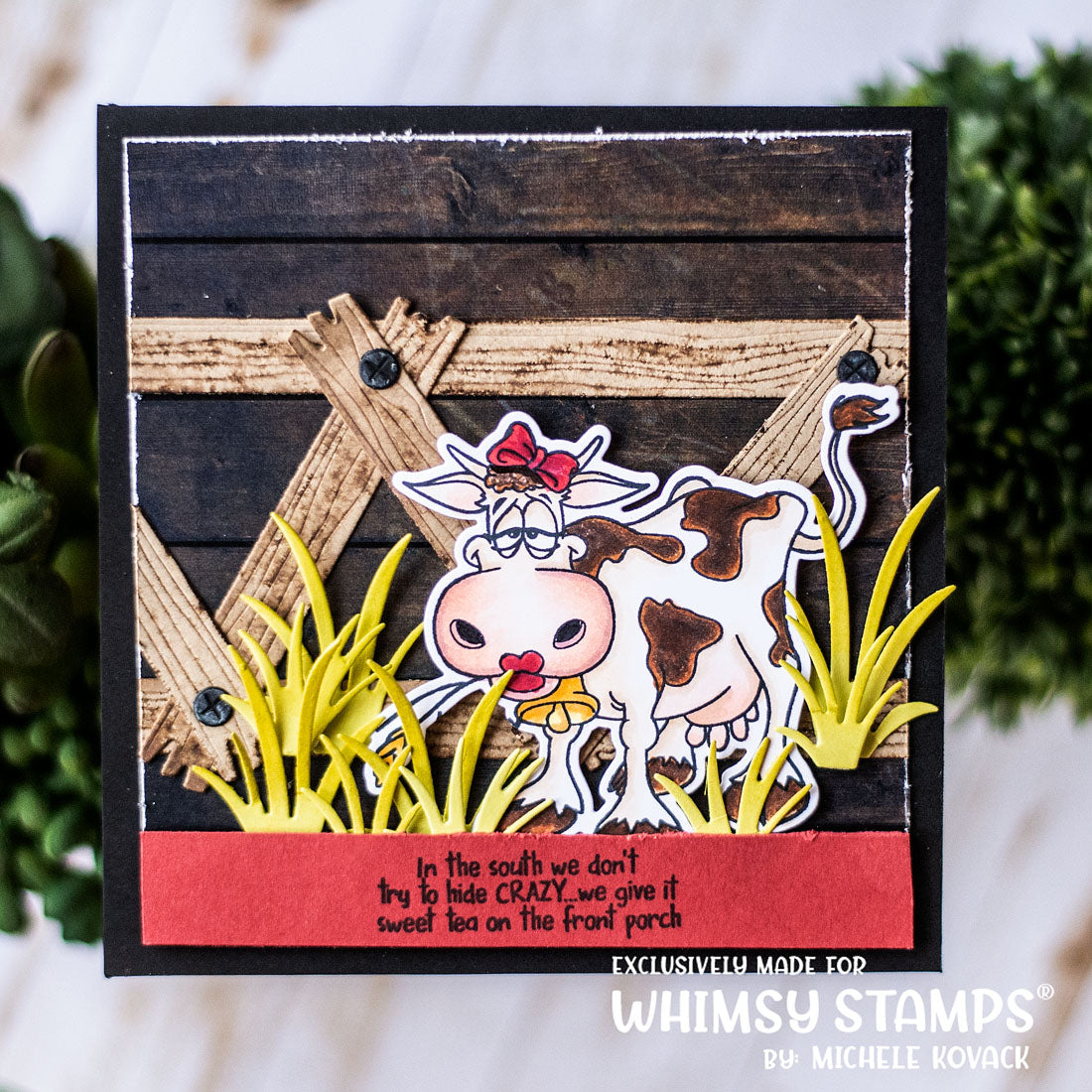 **NEW Southern Heifer Clear Stamps - Whimsy Stamps