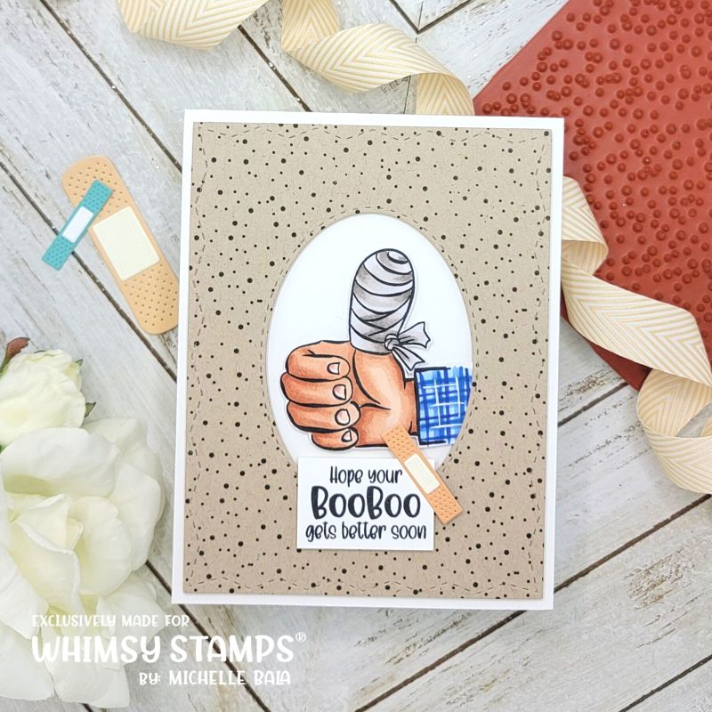 **NEW BooBoo Manflu Clear Stamps - Whimsy Stamps