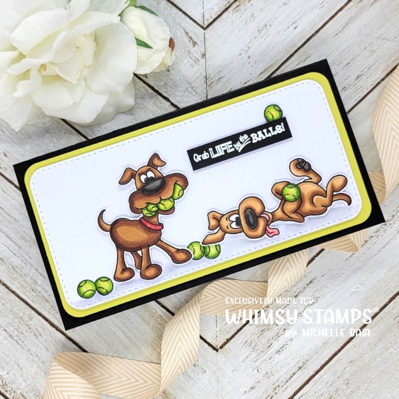 **NEW Doggie Fun Times Clear Stamps - Whimsy Stamps