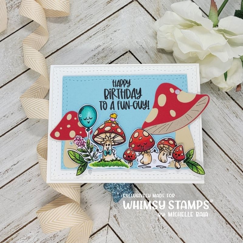 **NEW Mushroom in My Heart Clear Stamps - Whimsy Stamps