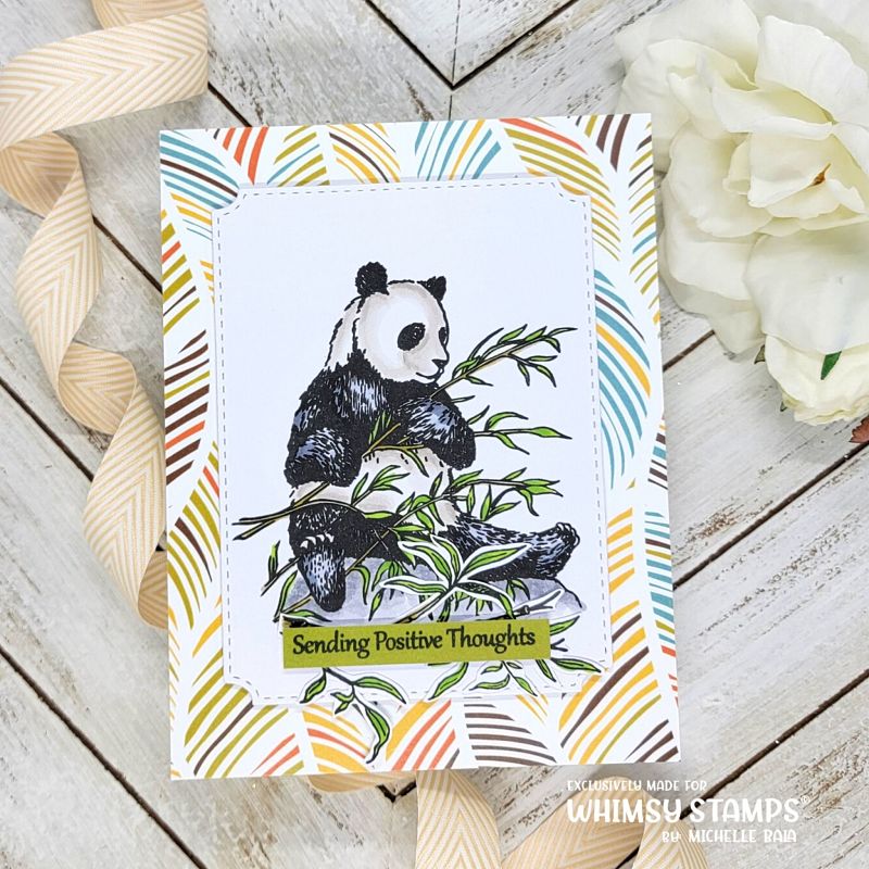 **NEW Panda Clear Stamps - Whimsy Stamps