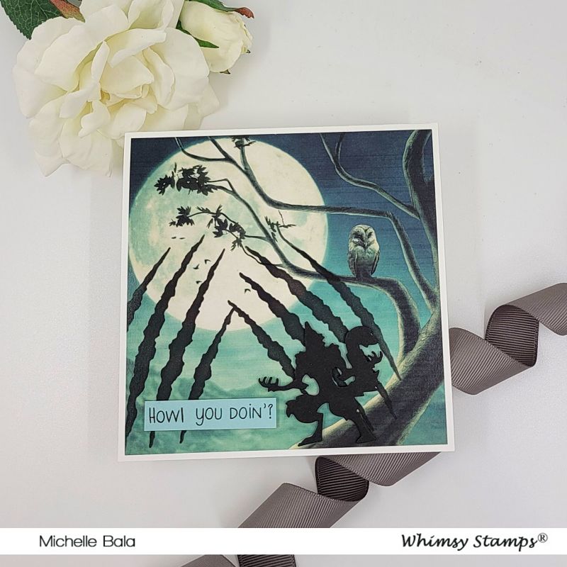 Howling Night Die Set - Whimsy Stamps