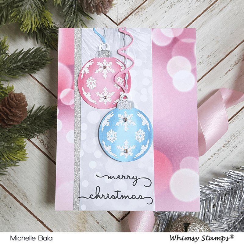 6x6 Paper Pack - Blurry Flurries - Whimsy Stamps