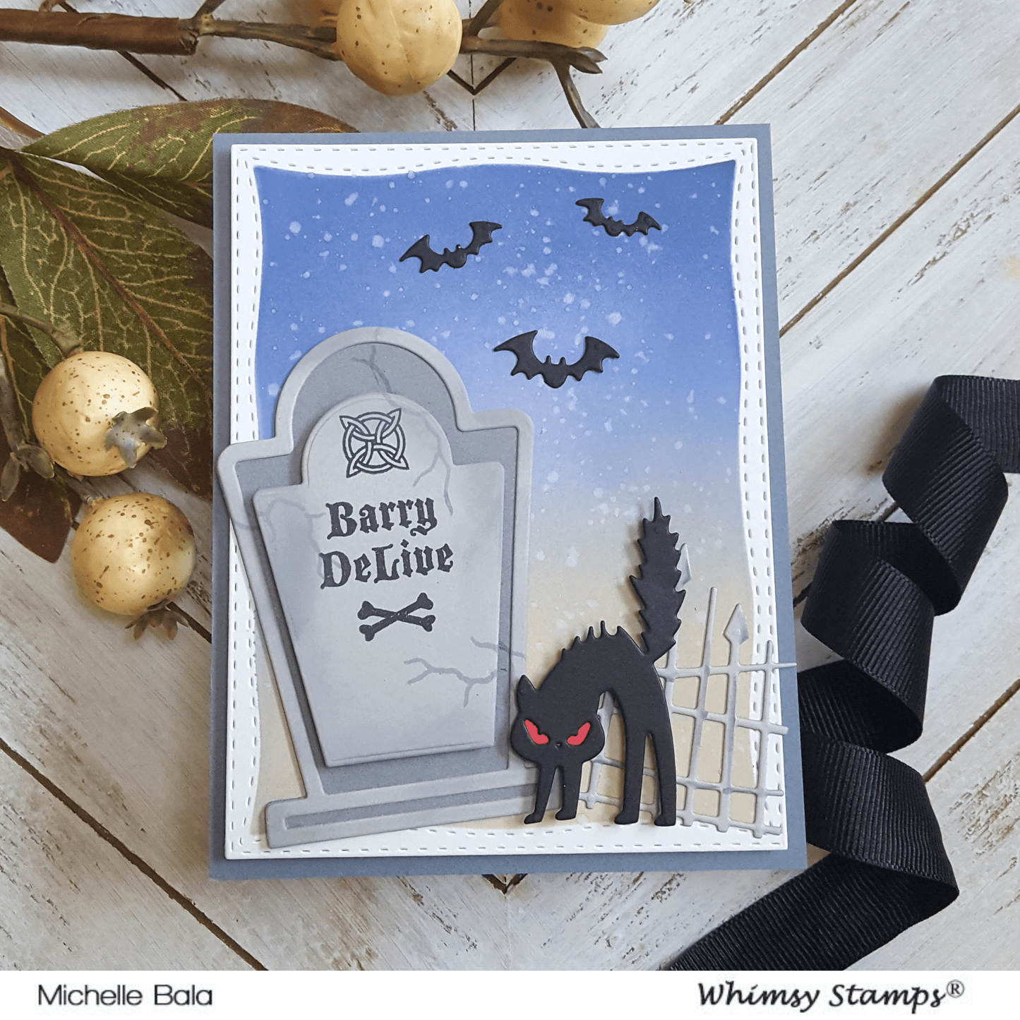 Grave Epitaphs Clear Stamps - Whimsy Stamps