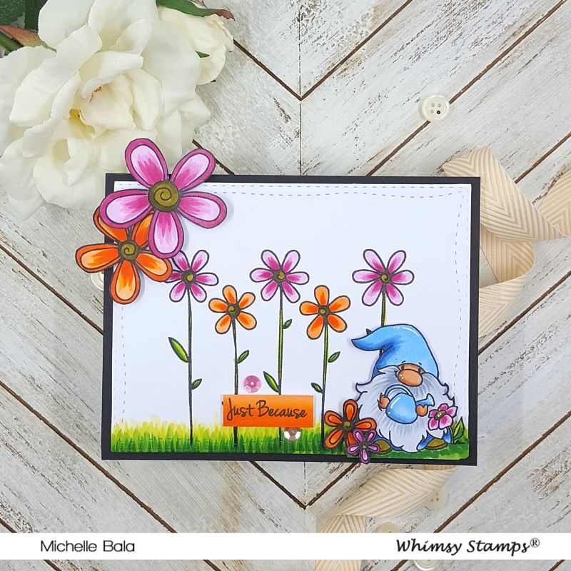 **NEW FaDoodle Blooms Clear Stamps - Whimsy Stamps