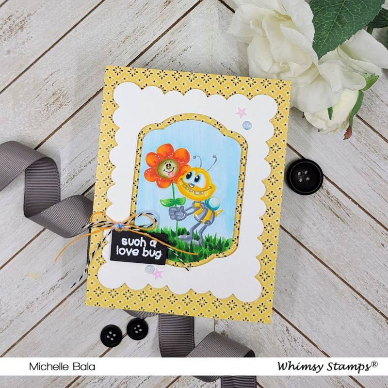 Love Buggies Clear Stamps - Whimsy Stamps