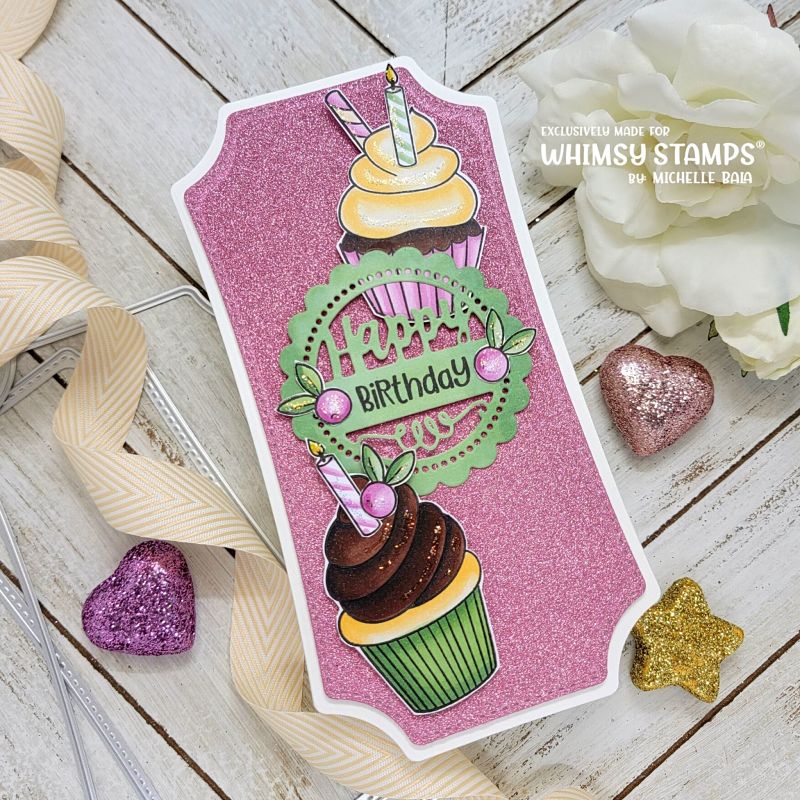 **NEW Mini Slim Notched Die Set - Whimsy Stamps