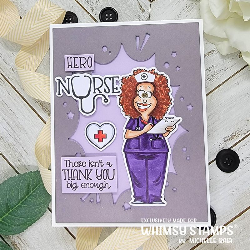 **NEW Nurses Day Clear Stamps - Whimsy Stamps