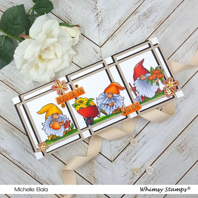 **NEW Slimline Connected Rectangles Die - Whimsy Stamps