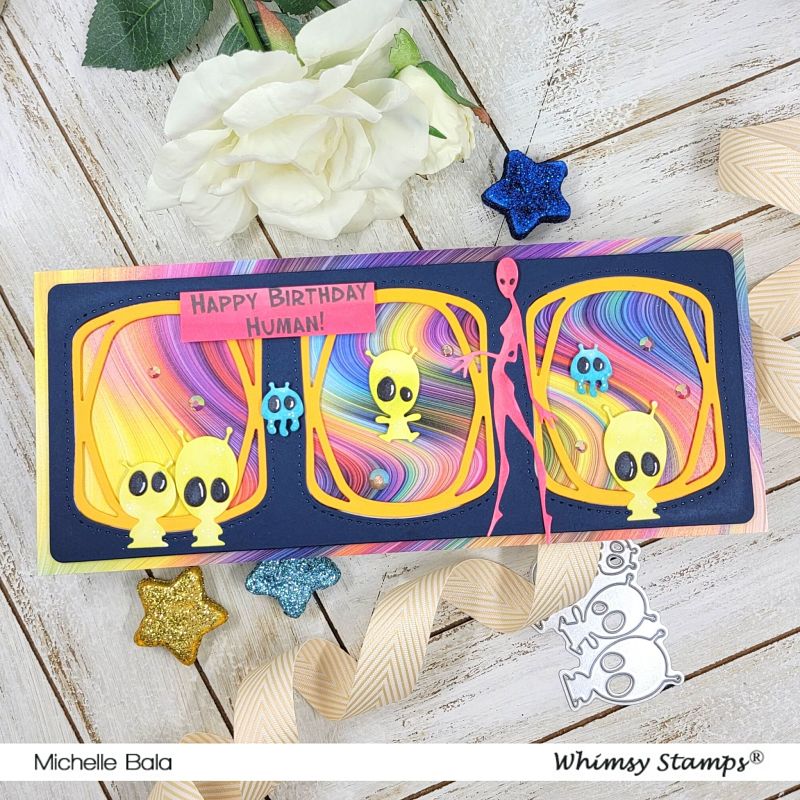 **NEW Space Minions Die Set - Whimsy Stamps