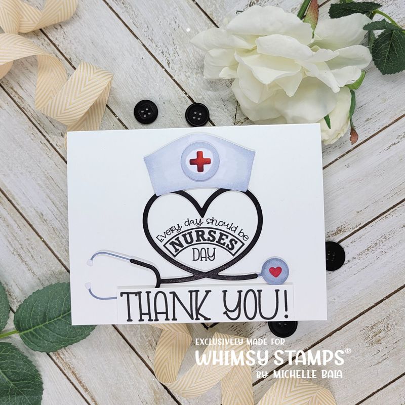 **NEW Stethoscope Die Set - Whimsy Stamps