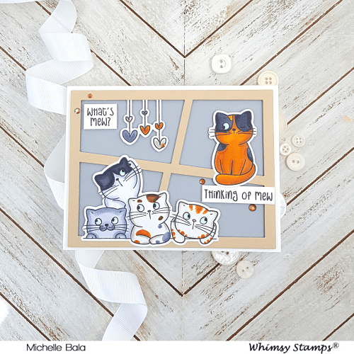 Thinking of Mew Clear Stamps - Whimsy Stamps