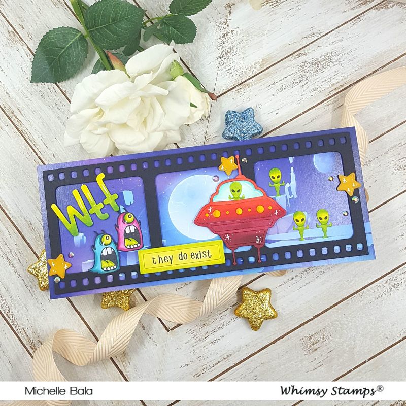 **NEW UFO Die Set - Whimsy Stamps